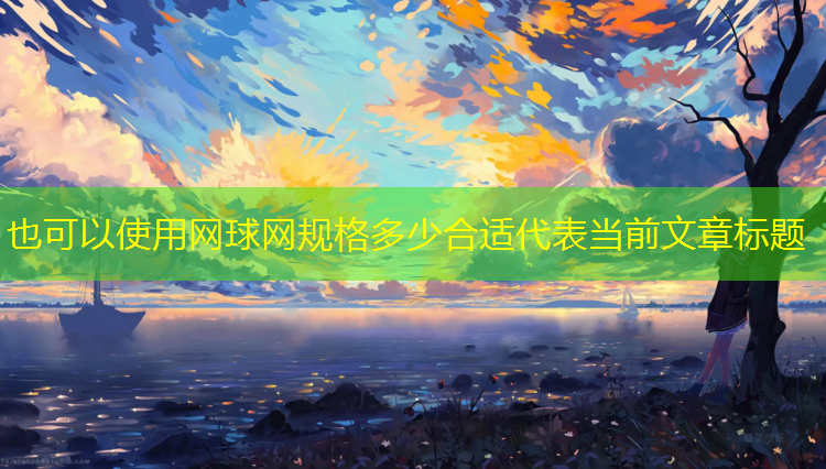 网球网规格多少合适